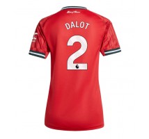 Manchester United Diogo Dalot #2 Koszulka Podstawowa damskie 2025-26 Krótki Rękaw